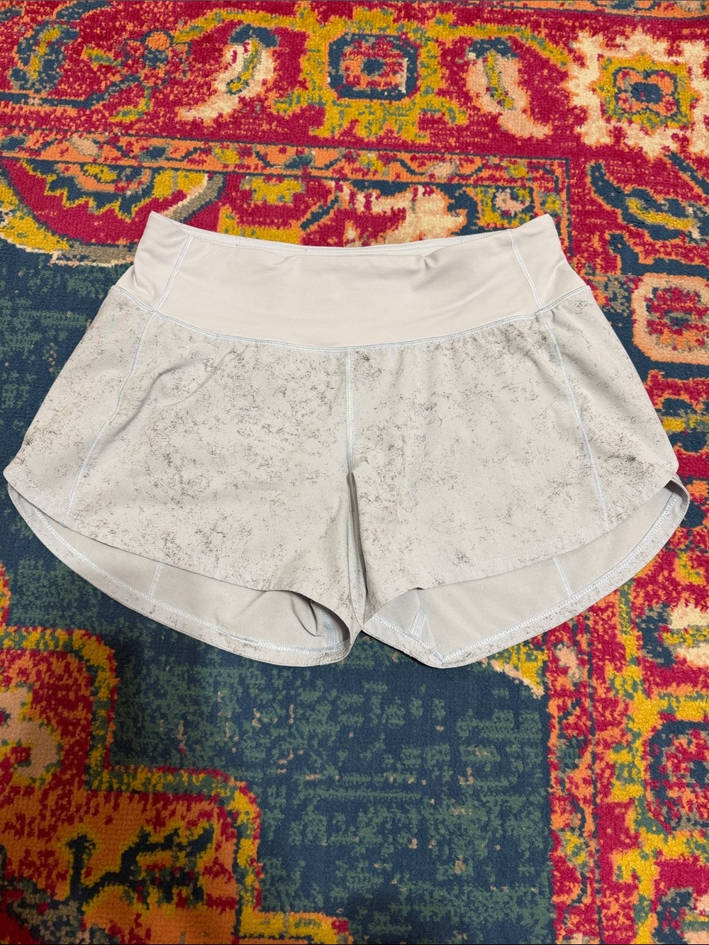 Lululemon Speed Up Shorts size 4 TALL 4” inseam blue